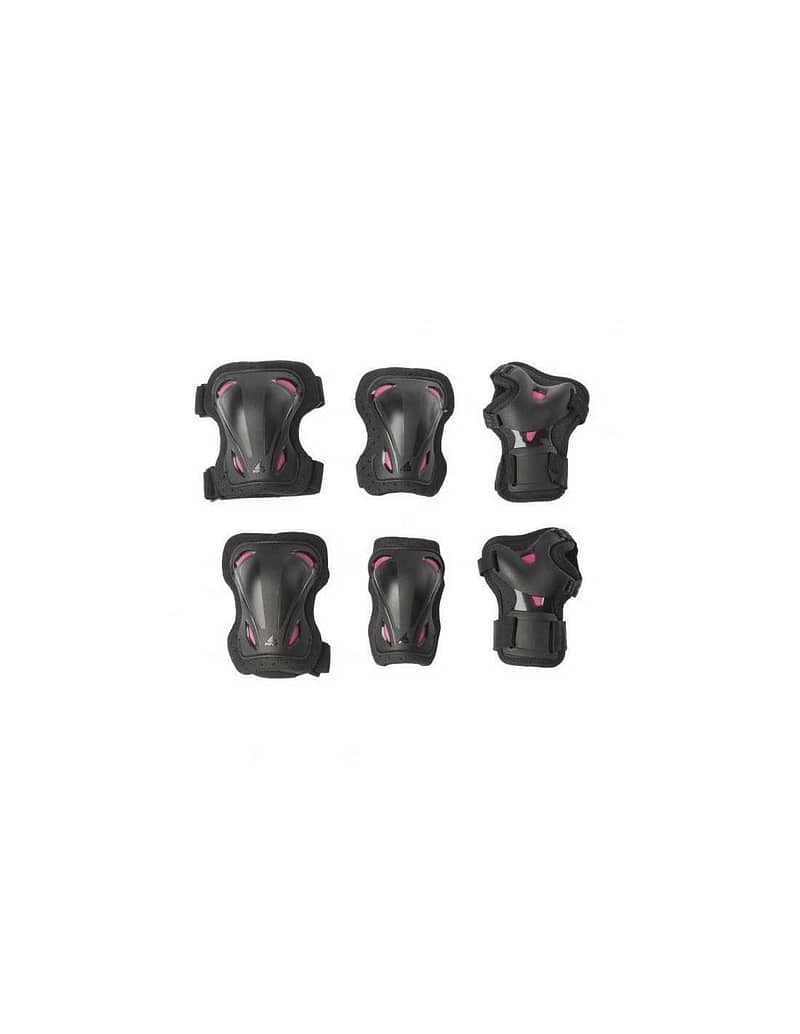 ROLLERBLADE SKATE GEAR W 3 PACK PROTECTION NERO LAMPONE 1