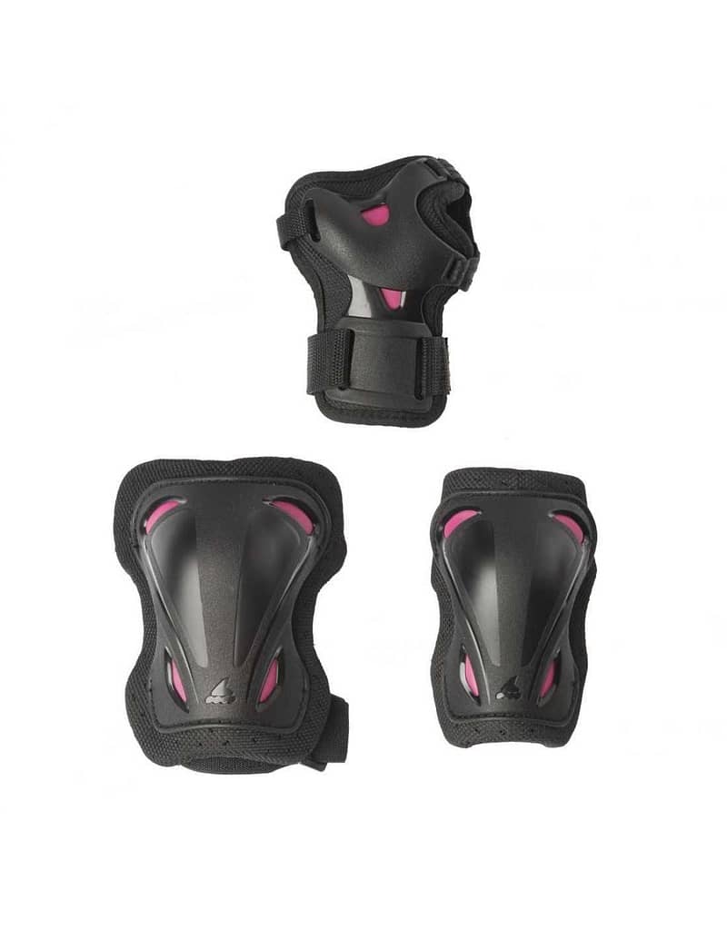 ROLLERBLADE SKATE GEAR W 3 PACK PROTECTION NERO LAMPONE 2